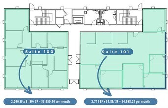 1001 G St, Sacramento, CA à louer Plan d’étage– Image 2 sur 2