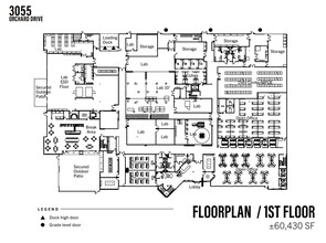 3055 Orchard Dr, San Jose, CA à louer Plan d’étage– Image 2 sur 2