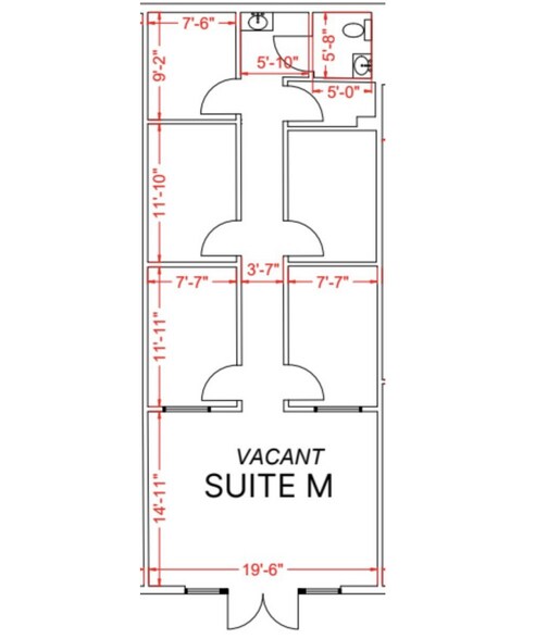 11651-A-H N Main St, Archdale, NC à louer - Plan d’étage – Image 2 sur 11