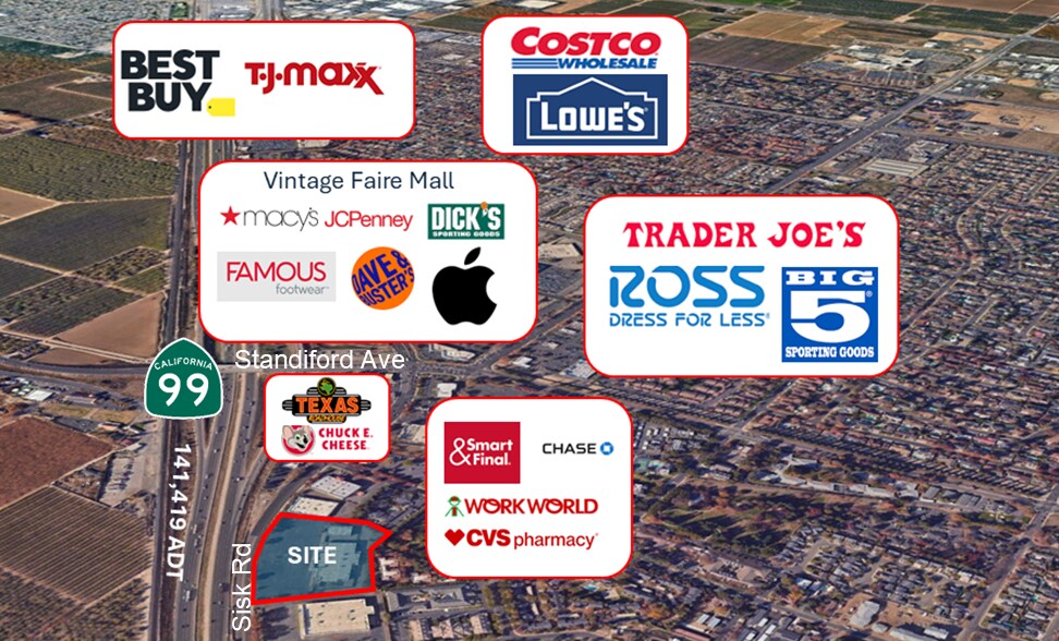 2800 Sisk Rd, Modesto, CA à louer - Photo de l’immeuble – Image 3 sur 13