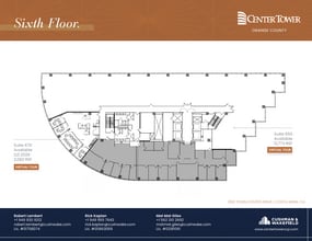 650 Town Center Dr, Costa Mesa, CA à louer Plan d’étage– Image 1 sur 1