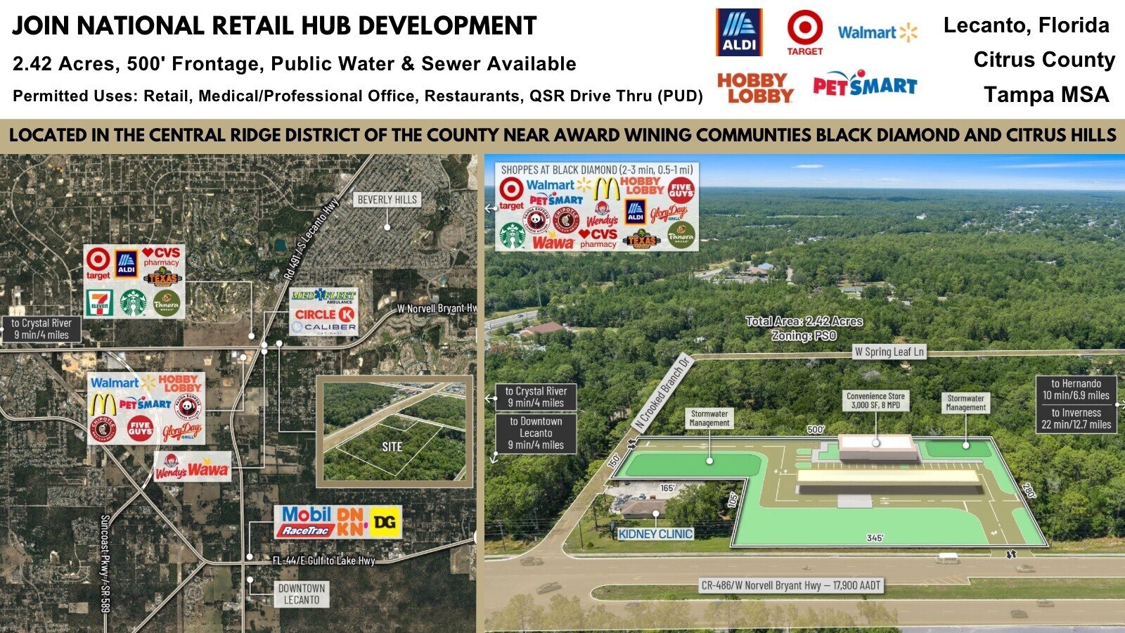 2767 Norvell Bryant hwy, Lecanto, FL à vendre Photo principale– Image 1 sur 59