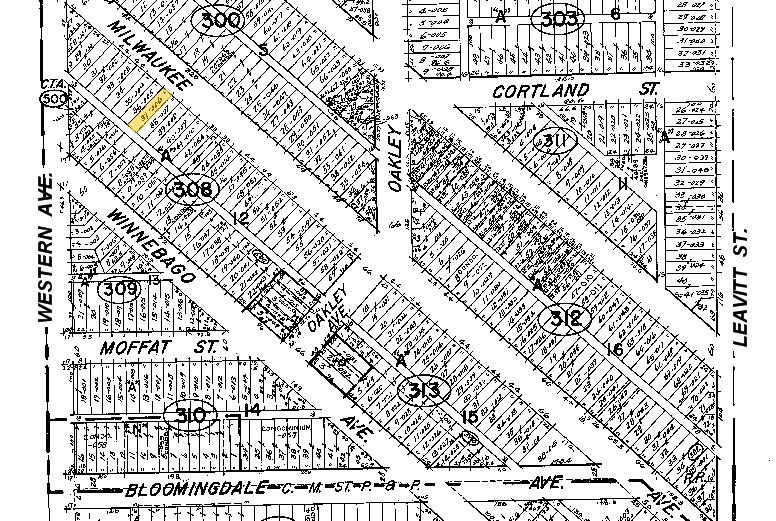 1906 N Milwaukee Ave, Chicago, IL à vendre - Plan cadastral – Image 3 sur 3