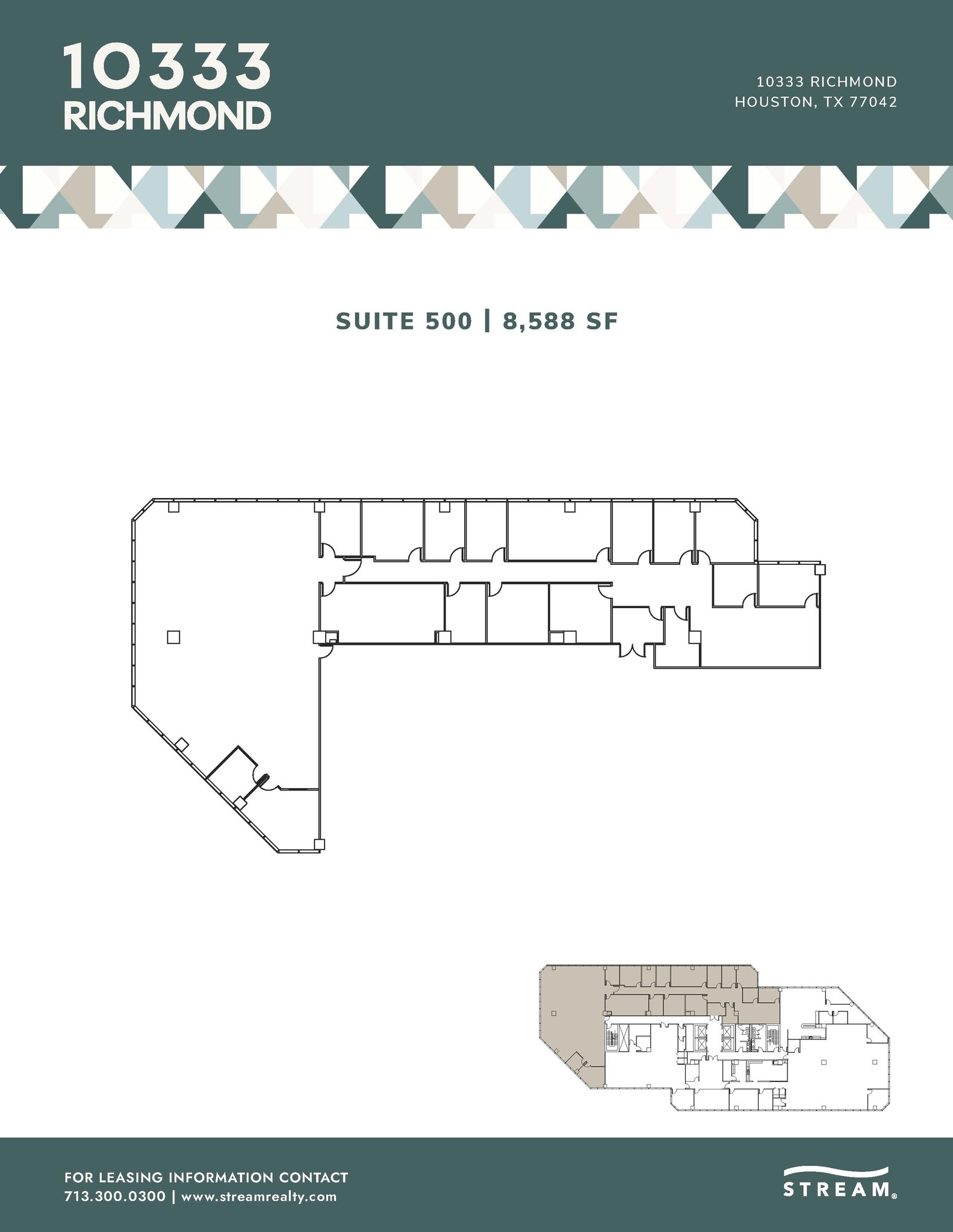 10333 Richmond Ave, Houston, TX à louer Plan d’étage– Image 1 sur 1