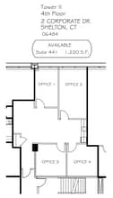 2 Corporate Dr, Shelton, CT à louer Plan d’étage– Image 1 sur 1