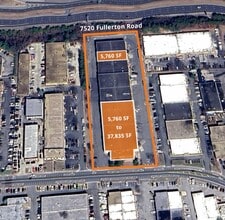 7520-7522 Fullerton Rd, Springfield, VA - Vue aérienne vue de carte