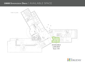 10000 Innovation Dr, Wauwatosa, WI à louer Plan d’étage– Image 2 sur 2