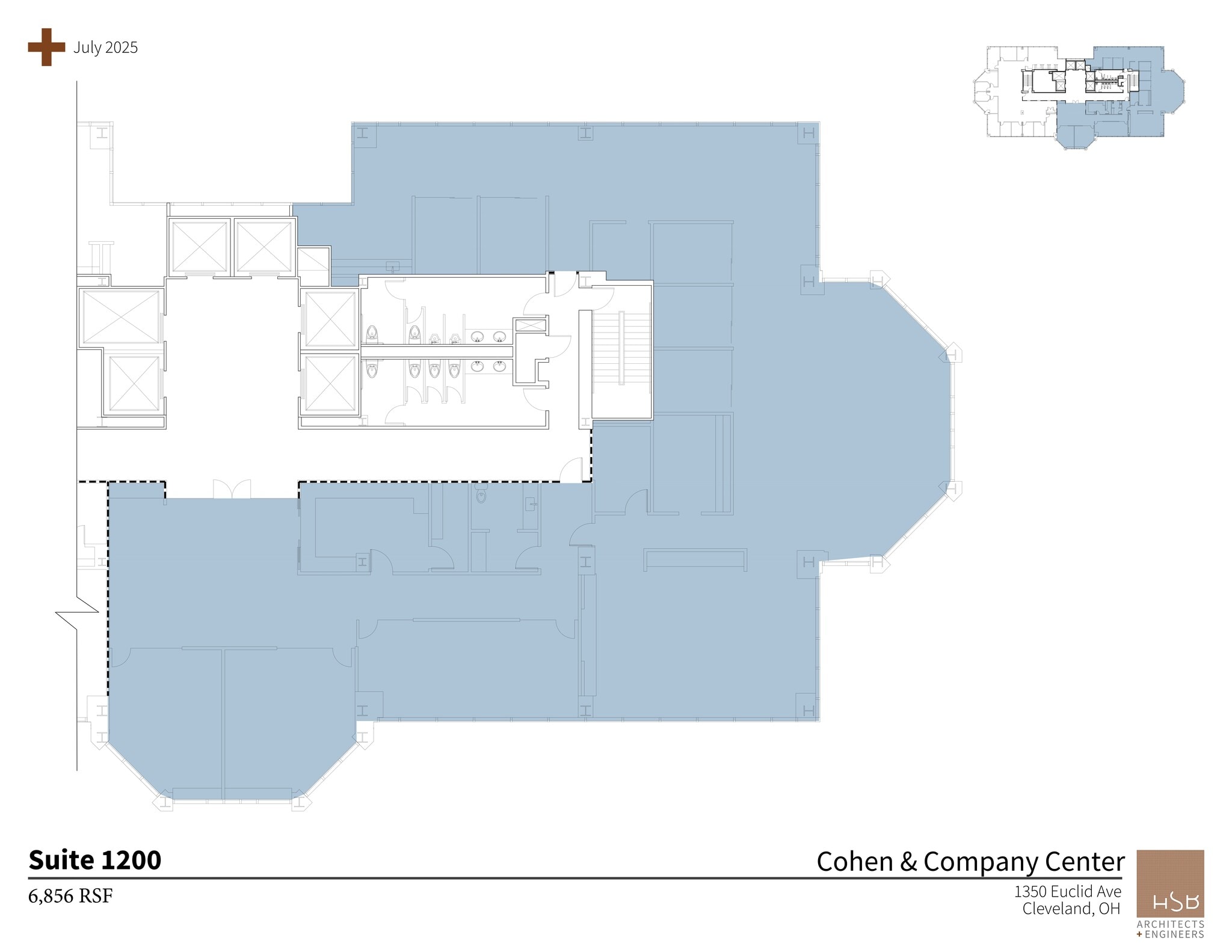 1350 Euclid Ave, Cleveland, OH à louer Plan de site– Image 1 sur 1