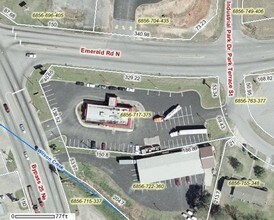 630 ByPass 25 NE, Greenwood, SC - Vue aérienne  vue de carte