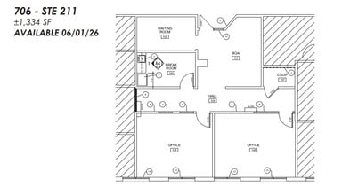 702 E Bell Rd, Phoenix, AZ à louer Plan d’étage– Image 1 sur 1