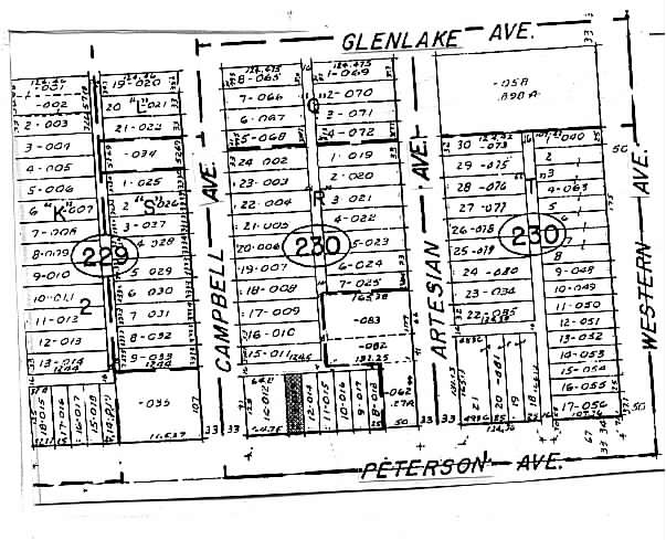 2454 W Peterson Ave, Chicago, IL à louer - Plan cadastral – Image 2 sur 6