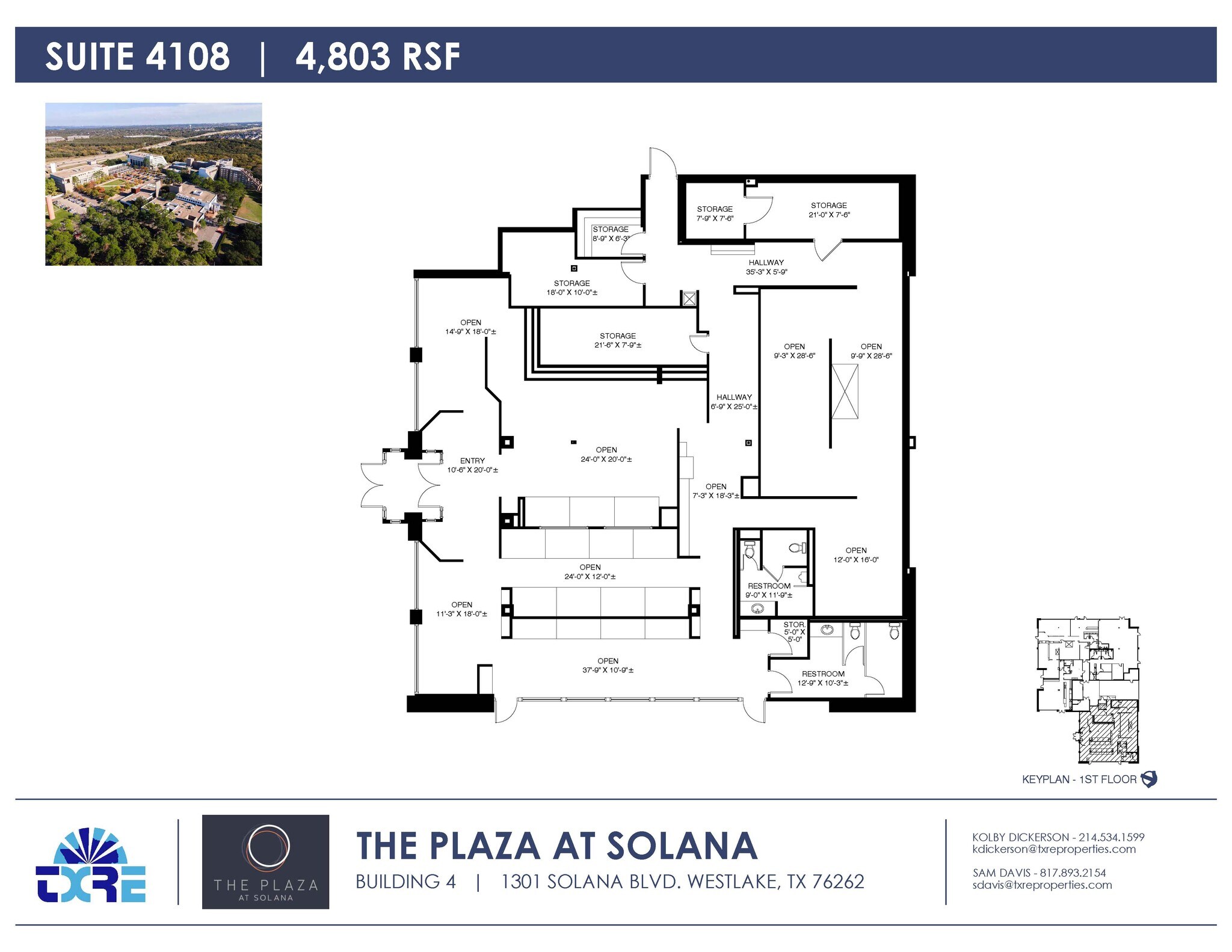 1301 Solana Blvd, Westlake, TX à louer Plan d’étage– Image 1 sur 1