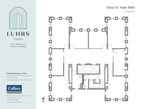 45 W Jefferson St, Phoenix, AZ à louer Plan d’étage– Image 1 sur 1