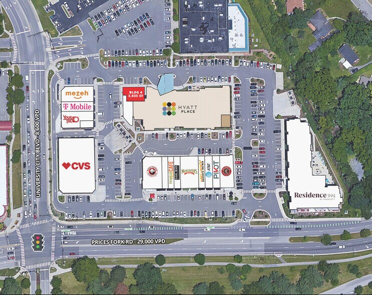 650 University City Blvd, Blacksburg, VA à louer - Plan de site – Image 3 sur 3