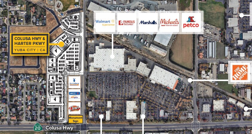 NWQ of Harter Pky, Yuba City, CA à louer - Photo principale – Image 1 sur 7