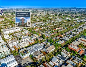 232 S Doheny Dr, Beverly Hills, CA - Vue aérienne  vue de carte - Image1