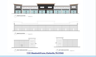 Plus de détails pour 1101 Meadowhill Lane, Clarksville, TN - Bureau, Local commercial à louer