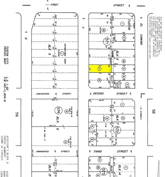 175 S C St, Tustin, CA à louer - Plan cadastral – Image 3 sur 4