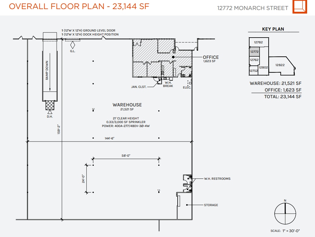 12772 Monarch St, Garden Grove, CA à louer Plan d’étage– Image 1 sur 1
