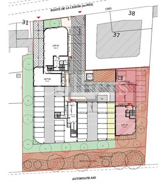 2005 Route De La Légion, Aubagne à vendre - Plan de site – Image 3 sur 4