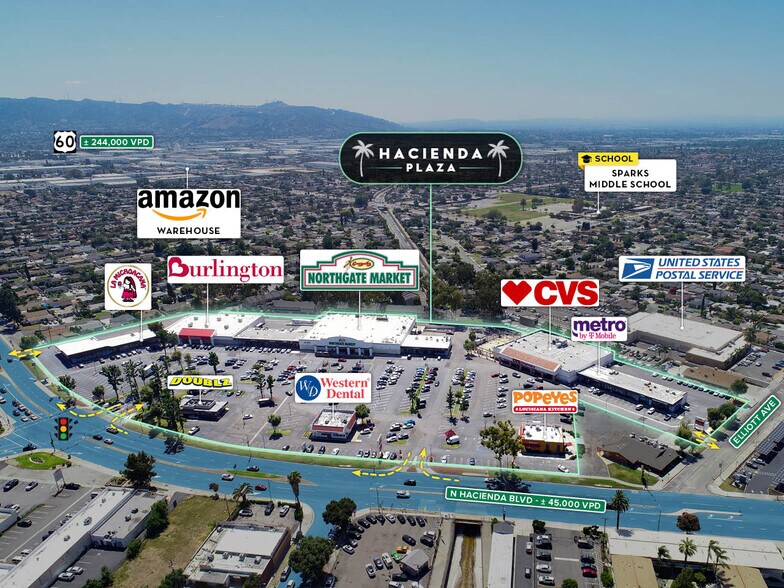 755-899 N Hacienda Blvd, La Puente, CA à louer - Photo de l’immeuble – Image 3 sur 5
