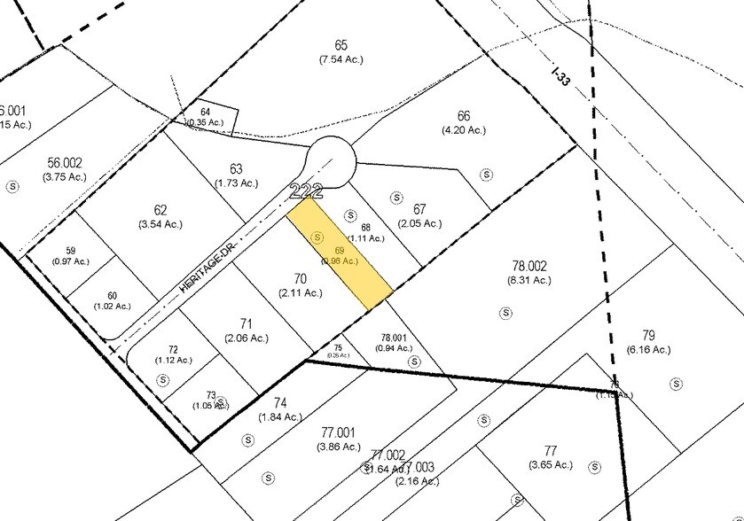 9017-9019 Heritage Dr, Plain City, OH à louer - Plan cadastral – Image 3 sur 3