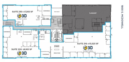 1800 S McDowell Blvd, Petaluma, CA à louer Plan d’étage– Image 1 sur 1
