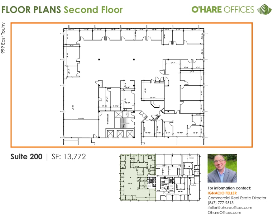 999 E Touhy Ave, Des Plaines, IL à louer Plan d’étage– Image 1 sur 1