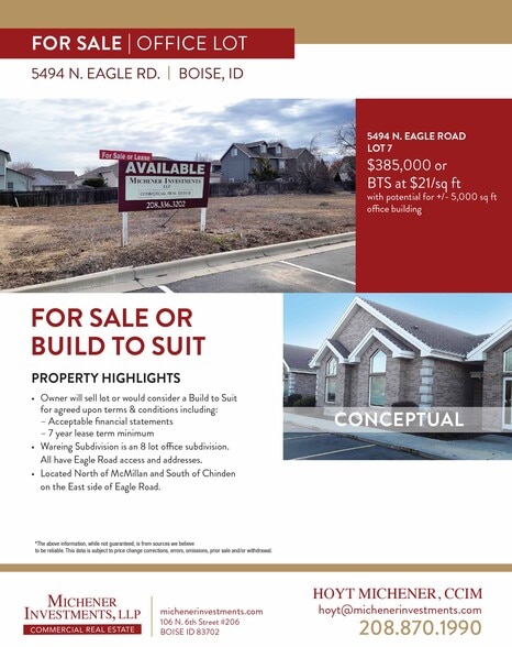 5494 N Eagle Rd, Boise, ID à vendre - Autre – Image 2 sur 4