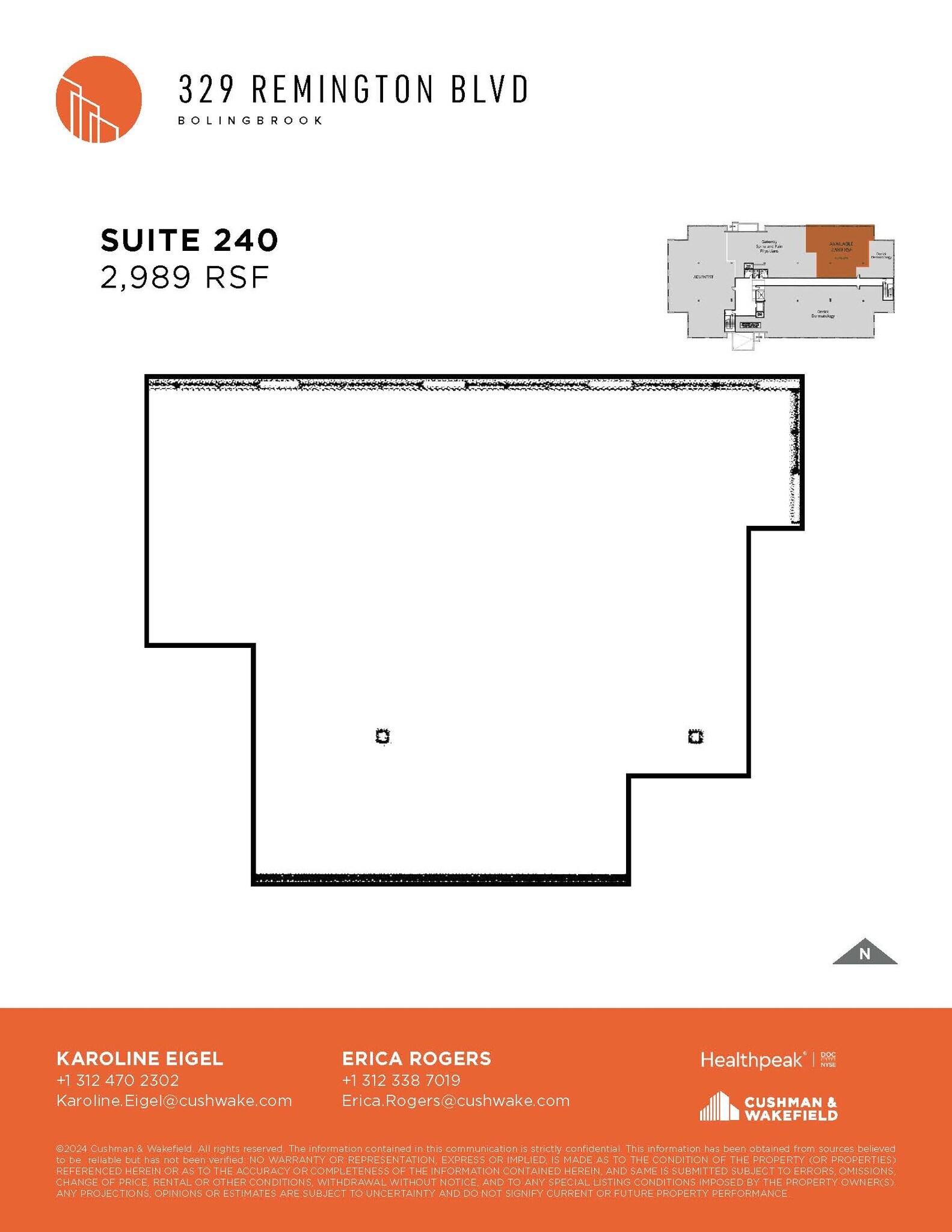 329 Remington Blvd, Bolingbrook, IL à louer Plan d’étage– Image 1 sur 1