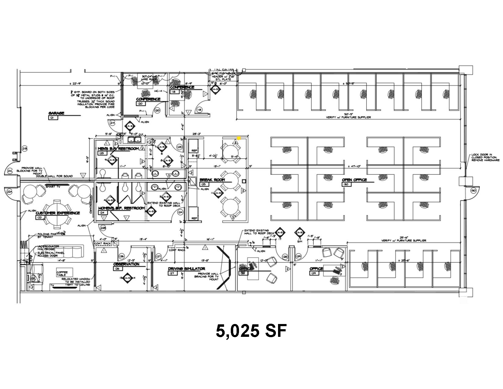 39205 Country Club Dr, Farmington Hills, MI à louer Plan d’étage– Image 1 sur 2