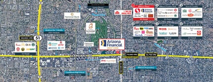 3178 E Camelback Rd, Phoenix, AZ - VUE AÉRIENNE  vue de carte - Image1