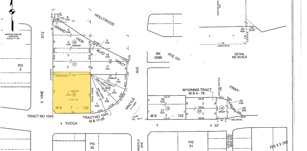 1800 N Vine St, Los Angeles, CA à louer - Plan cadastral – Image 2 sur 30