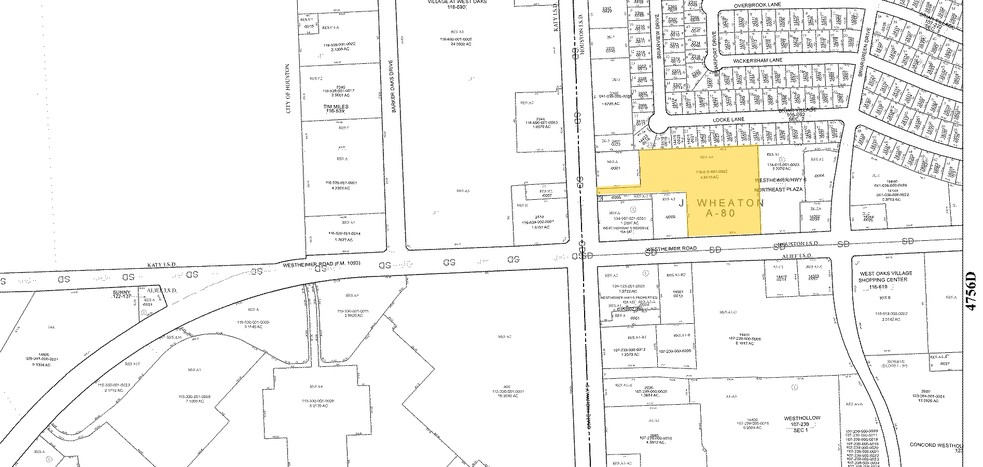 14500 Westheimer Rd, Houston, TX à louer - Plan cadastral – Image 3 sur 4