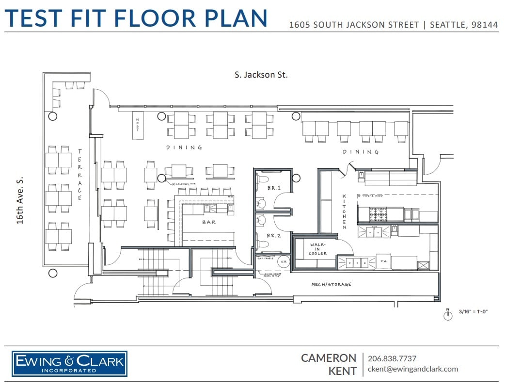 1605 S Jackson St, Seattle, WA à louer Plan d’étage– Image 1 sur 1
