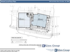 480 S Main St, Davidson, NC à louer Plan d’étage– Image 1 sur 2