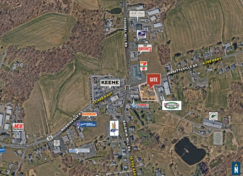 1751-1753 Jarrettsville Rd, Jarrettsville, MD à louer - Aérien – Image 2 sur 5