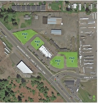 Plus de détails pour 20709 Mountain Hwy E, Spanaway, WA - Terrain à louer