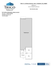 3911-3921 E La Palma Ave, Anaheim, CA à louer Plan d’étage– Image 1 sur 1
