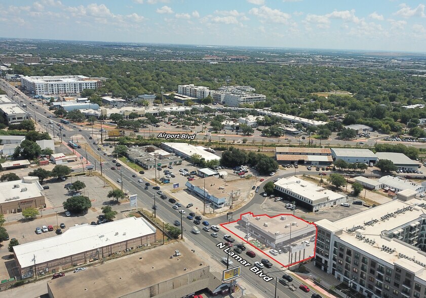 6719 N Lamar Blvd, Austin, TX à vendre - Aérien – Image 3 sur 4