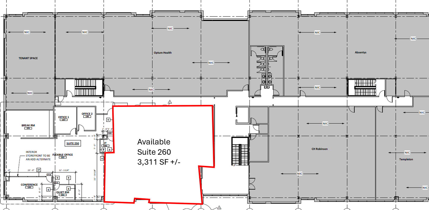 1206 Pointe Centre Dr, Chattanooga, TN à louer Plan d’étage– Image 1 sur 1