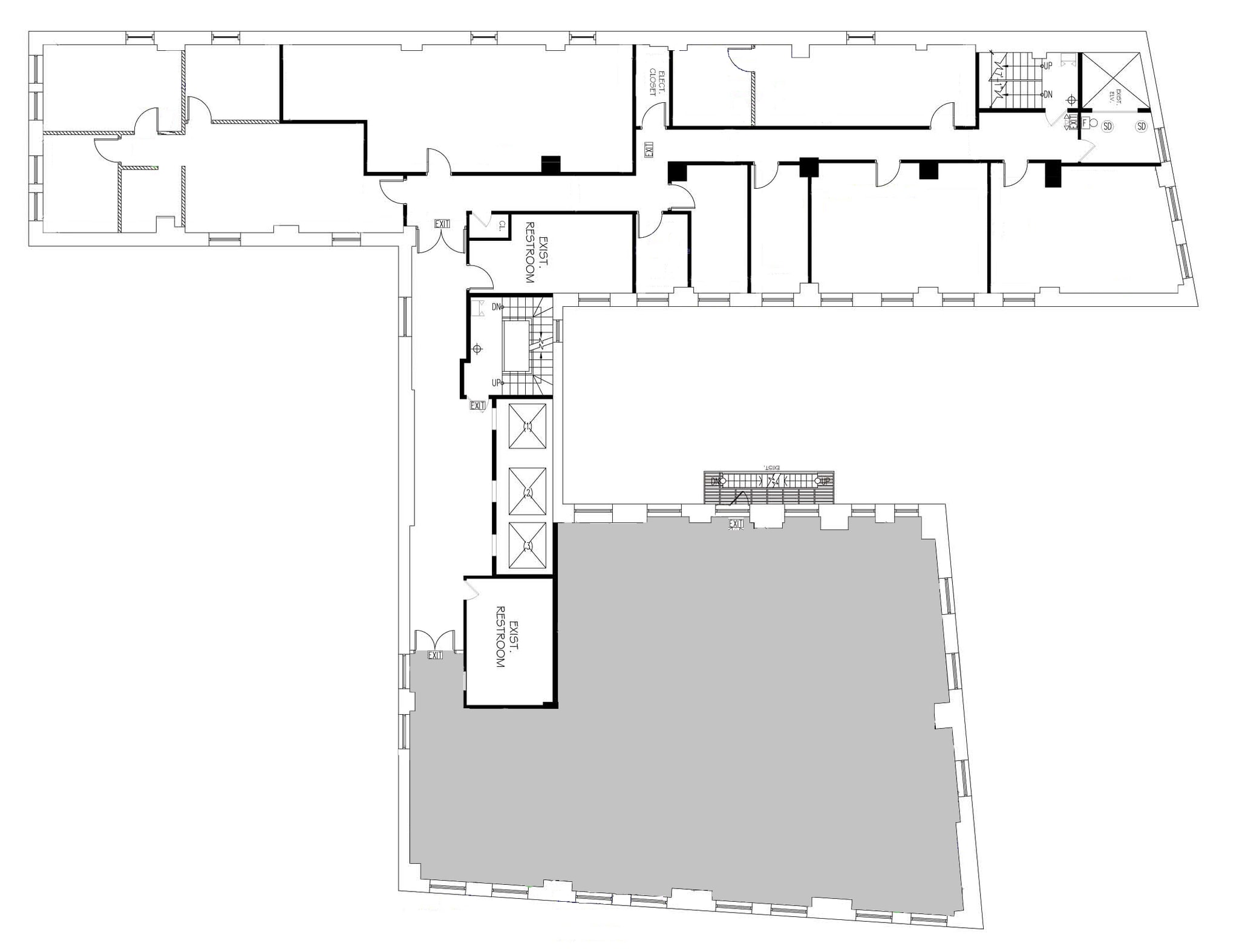 116 Nassau St, New York, NY à louer Plan d’étage– Image 1 sur 1