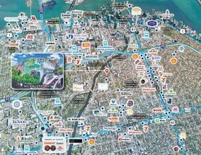 560 NW 1st St, Miami, FL - VUE AÉRIENNE  vue de carte