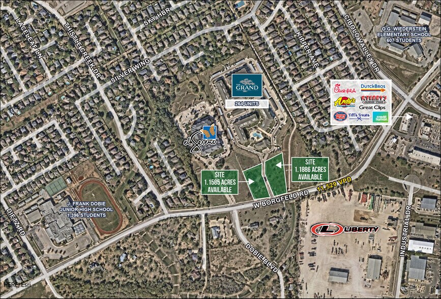 285 W Borgfeld Rd, Cibolo, TX à vendre - Aérien – Image 2 sur 6