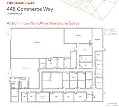 444-490 Commerce Way, Livermore, CA à louer Plan d’étage– Image 2 sur 2