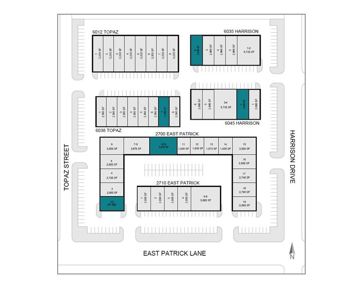 2700 E Patrick Ln, Las Vegas, NV à louer - Plan de site – Image 2 sur 8