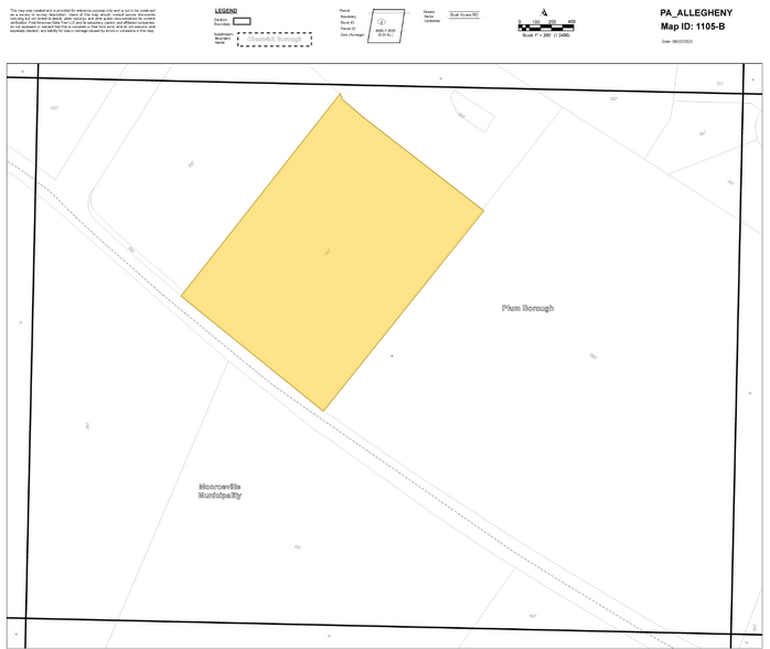 951 Old Frankstown Rd, Pittsburgh, PA à vendre - Plan cadastral – Image 1 sur 1
