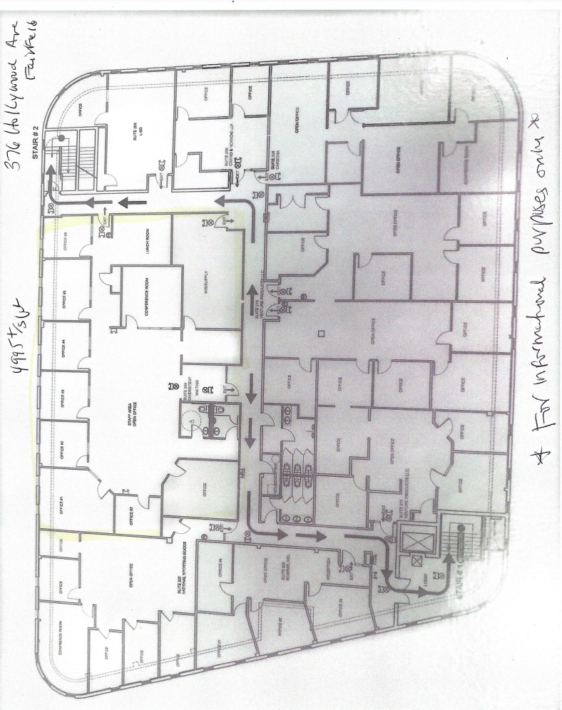 376 Hollywood Ave, Fairfield, NJ à louer Plan d’étage– Image 1 sur 1