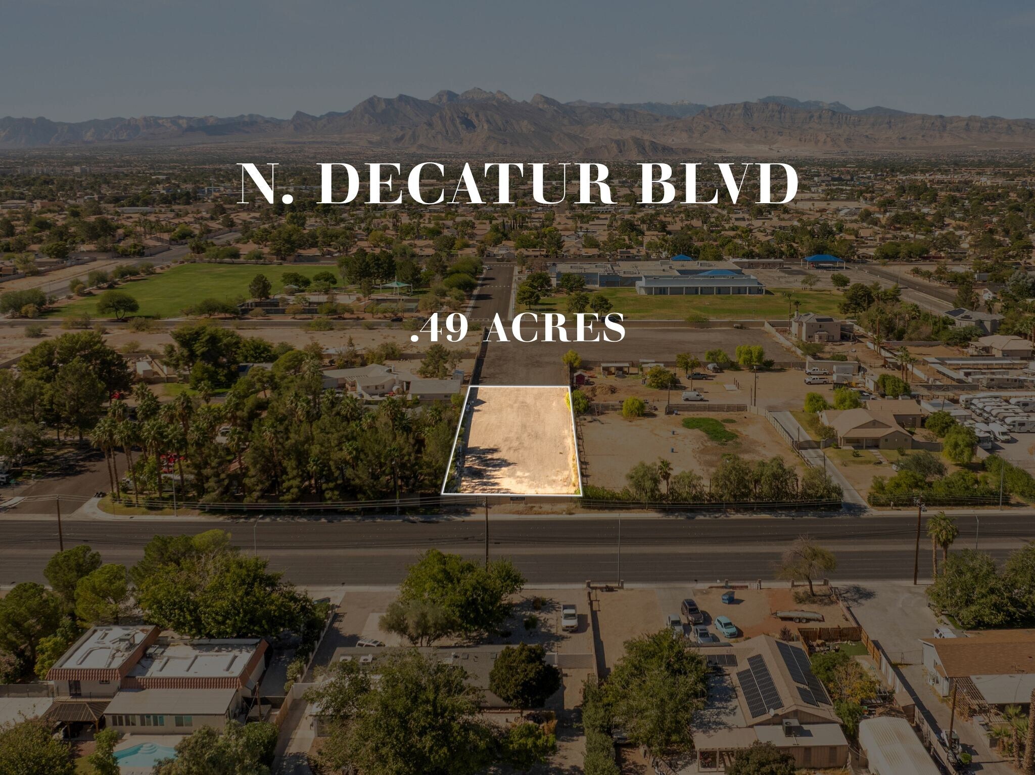 N. Decatur Blvd, Las Vegas, NV à vendre Aérien– Image 1 sur 9