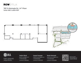 777 S Alameda St, Los Angeles, CA à louer Plan d’étage– Image 1 sur 1